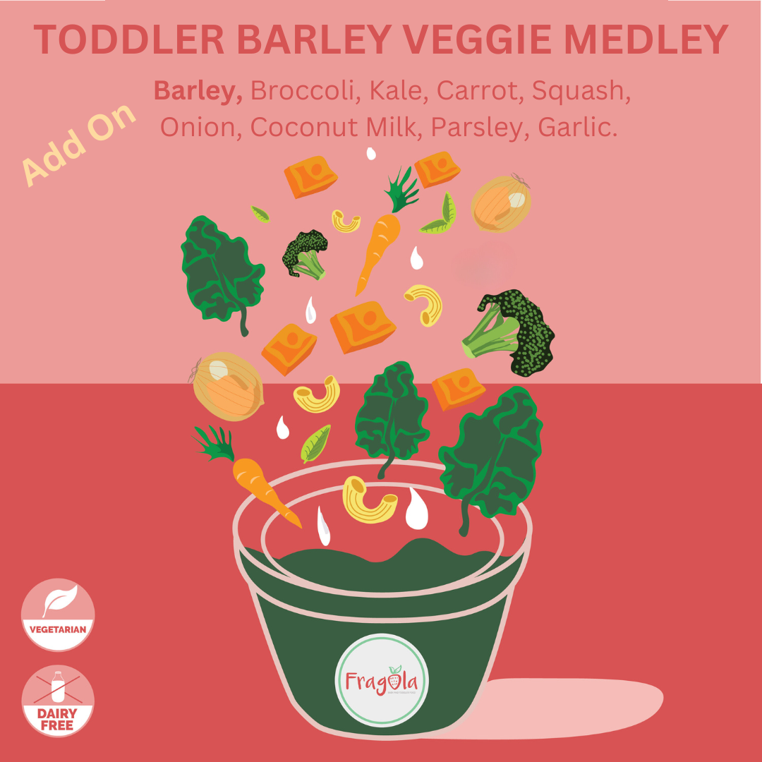Add On: Toddler Barley Veggie Medley